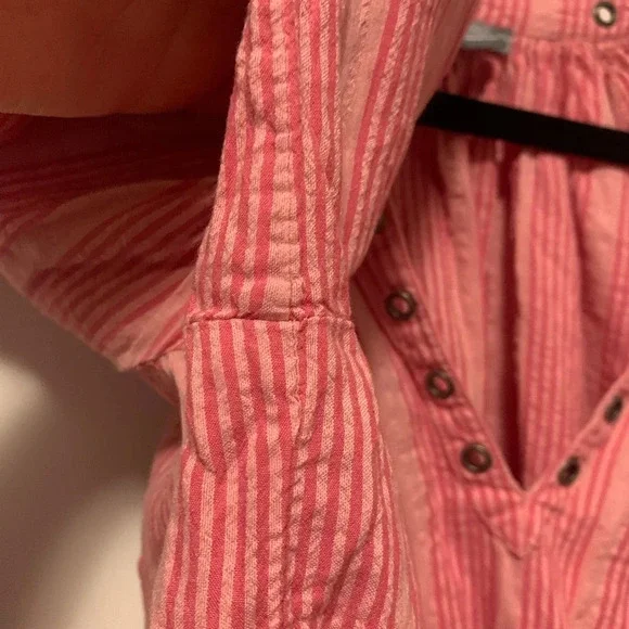 Aerie Striped Flowy Lightweight Blouse - Picture 5 of 7
